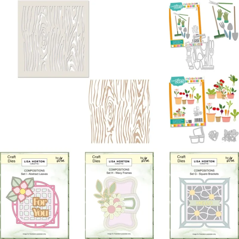 Wavy Frames Square Brackets Metal Cutting Dies Slimline Essentials Scrap Booking Card Stencil Cut Die for DIY Handmade Card 2026