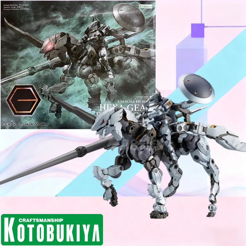 

In Stock KOTOBUKIYA Original BOX 1/24 SCALE KIT BLOCK HEXA GEAR BLAUREGEN Action Figure Model Gift for Kid Foam Box Packaging