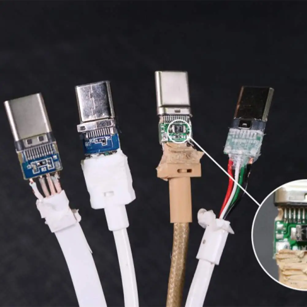 5/10pcs Type C USB 3.1 3A fast charging USB ConnectorsType C Connector Male Plug Electric Terminals welding DIY  Accessories