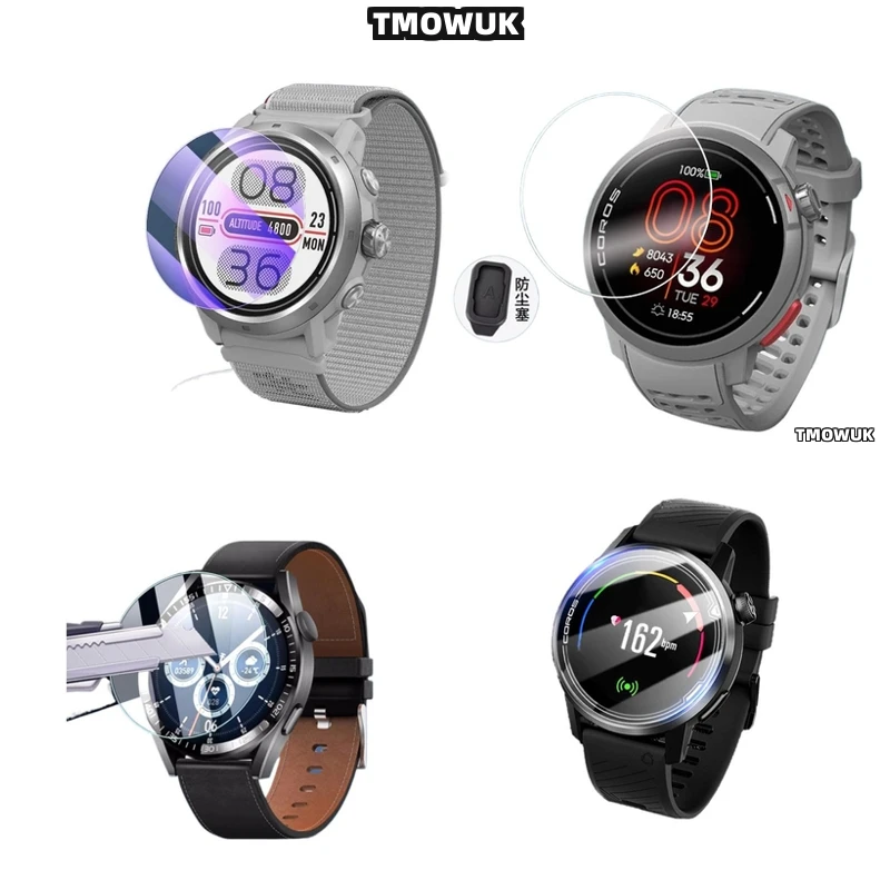 

For Coros PACE 2 3 42 46 MM APEX 2 Pro VERTIX 2 2S - Smart Watch Tempered Glass Screen Protector, 9H Anti-Scratch
