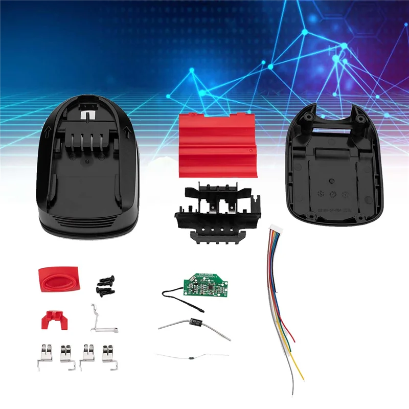 Battery Plastic Case for Bosch 18V PBA Old Model 5-Core Lithium Battery Protective Case Shell HOT