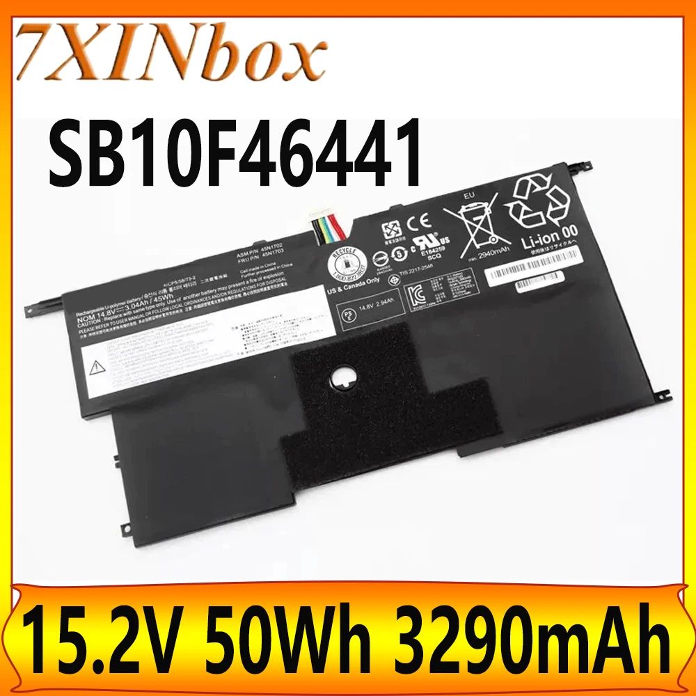 

7XINbox SB10F46441 SB10F46440 15,2 В 50 Втч 3290 мАч аккумулятор для ноутбука Lenovo ThinkPad X1 Carbon Gen3 2015 00HW003 00HW002 планшет