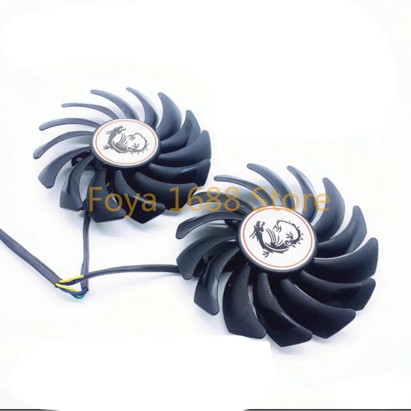 Graphics Card Cooling Fan PLD09210S12H For MSI GTX1050Ti/GTX1060 GAMING Parts