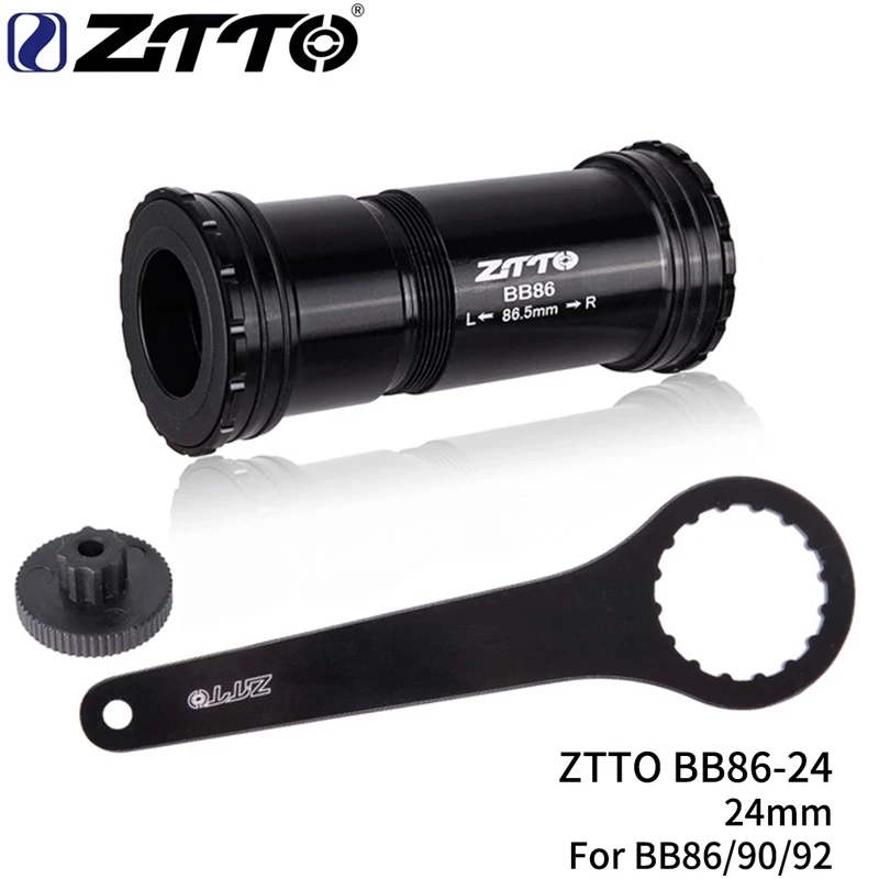 

ZTTO BB86 24 мм, алюминий BB92 BB90, пресс под давлением, нижние кронштейны, резьбовой замок для дорожного велосипеда, горного велосипеда, 24 вала, кривошипная цепь