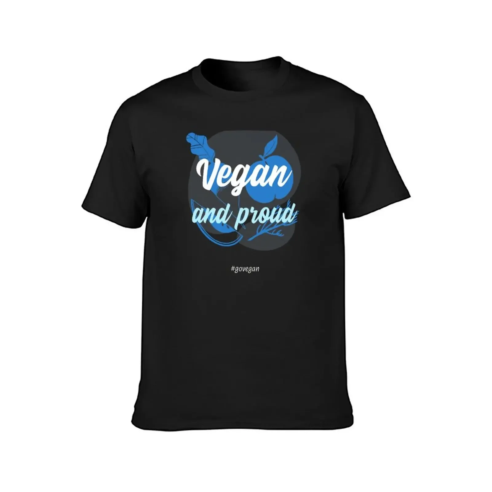 Vegan and proud T-Shirt korean fashion anime clothes men clothing