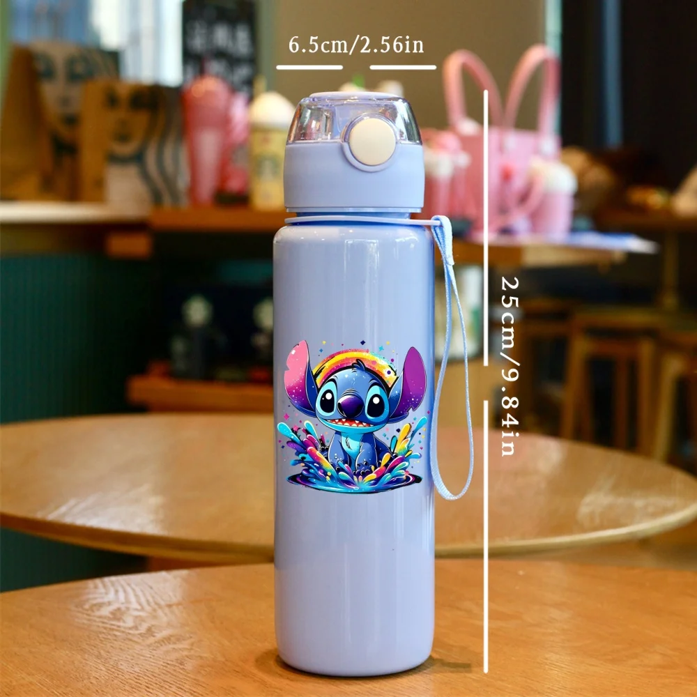 3D Printed Cartoon Pattern Water Bottle - Cute Stereoscopic Design, Fade-Resistant, Scratch-Proof, Leakproof High Collectible