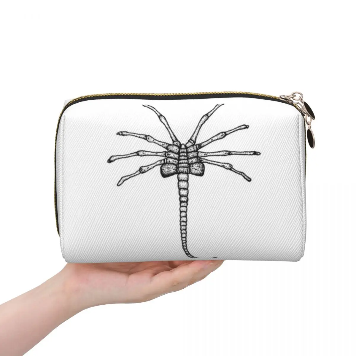 

FaceHugger Alien Xenomorph женские косметички на плечо дорожный органайзер для макияжа сумка для хранения туалетных принадлежностей Dopp Kit Box