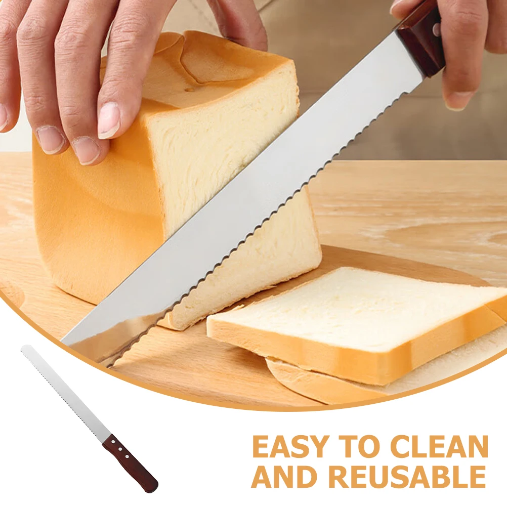

Bread Knife Steel Slicers Cake Cutting Tool Bread Reusable Slice Toast Slice Kitchen Tools Pizza