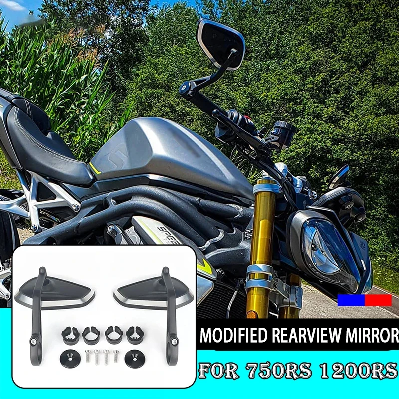 Suitable Speed Triple 1200RS 1200RR Rocket 3 Street Triple S 765 765RS 765R 660 Motorcycle Handlebar Rearview Bar En