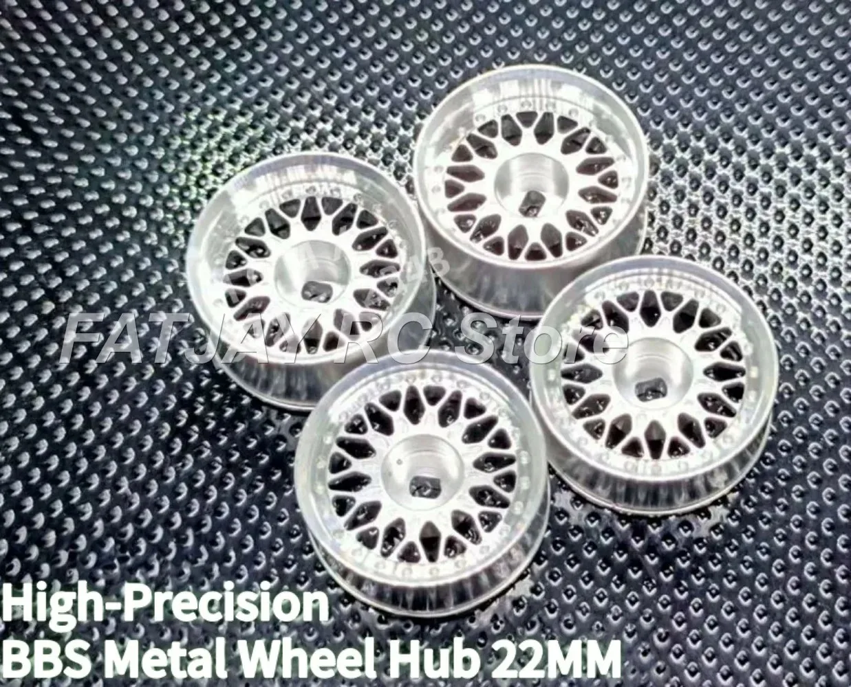 FATJAY Micro RC 22MM Metal Hubs | High-End High-Precision BBS for MINI Q/MINI Z/XRX/K989/HGD1