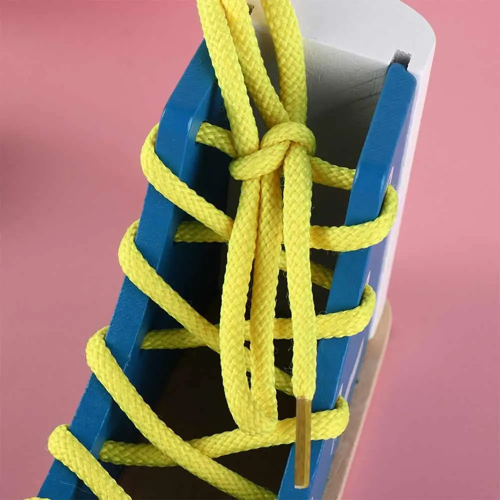 Lacing Sneaker Shoelace Brinquedos, Tie Shoes, Vestindo sapatos com cadarços, Jogo do enigma