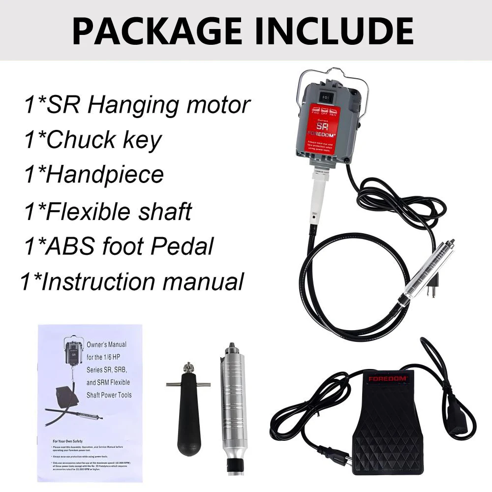 فليكس رمح مطحنة القدم دواسة آلة تلميع المجوهرات مع 4 مللي متر تشاك الروتاري أداة حفر الحجر لنشر طحن الحفر