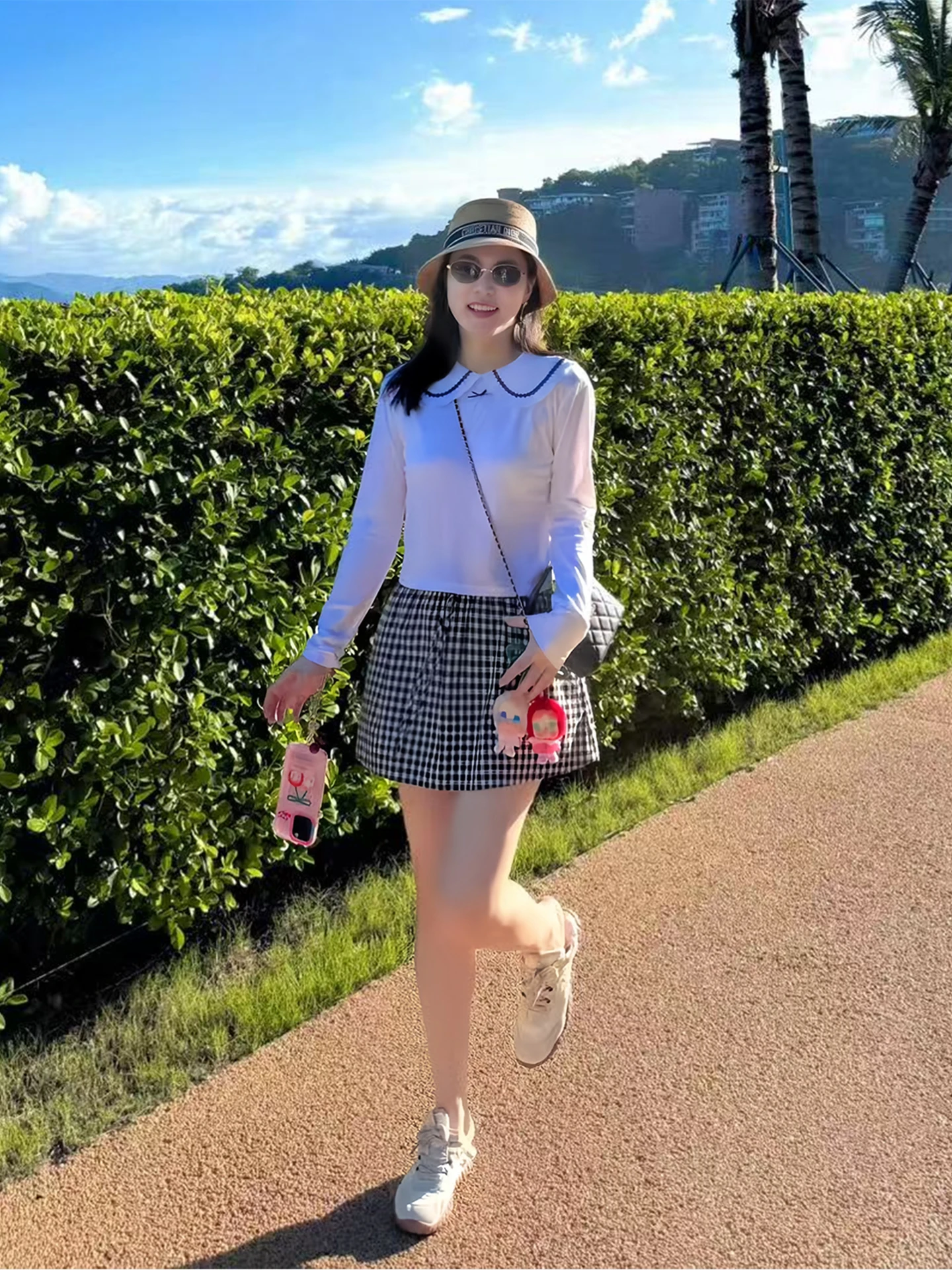 

Вязаная базовая кофта из чистого хлопка с длинными рукавами, воротником, вырезами и цветными узлами для женщин