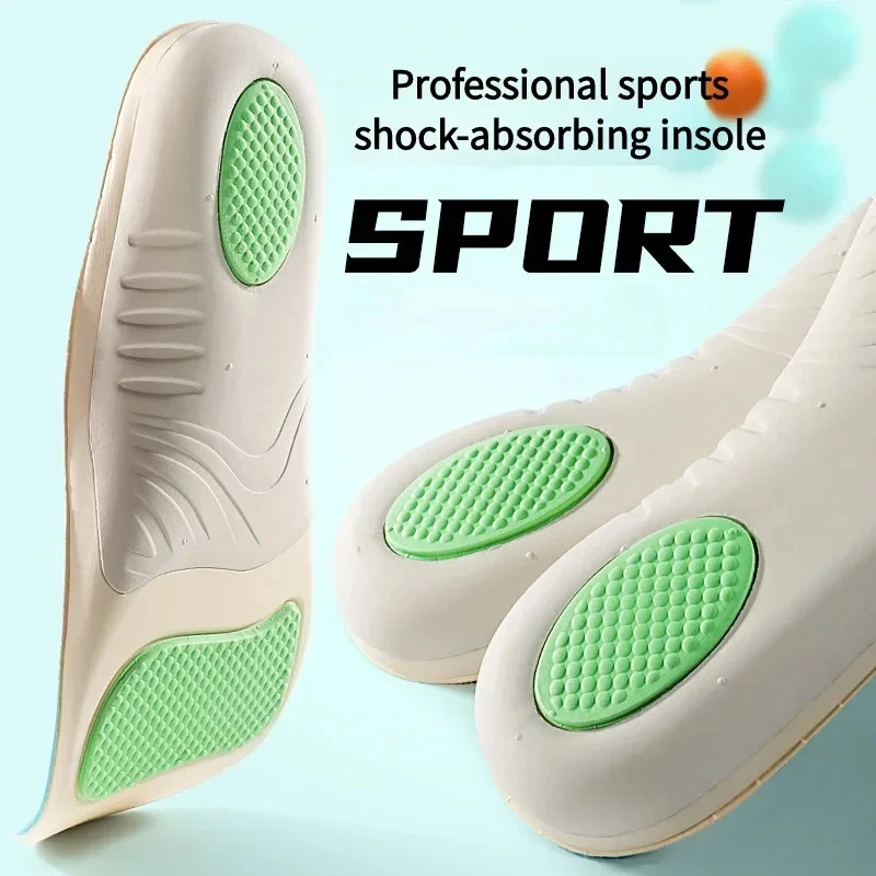 

1Pair Orthopedic Arch Support Insoles for Plantar Fasciitis Flat Feet Shock Absorption Shoe Inserts for Sports Shoes