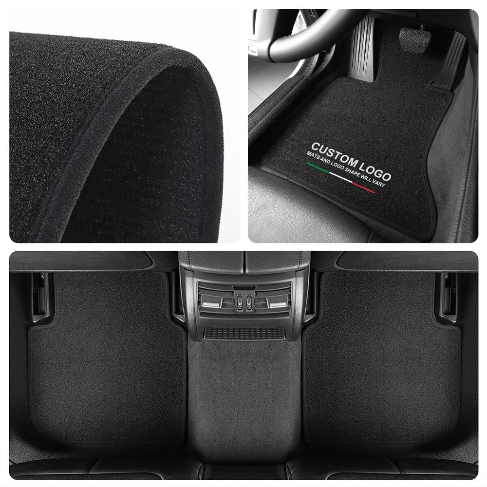 For Mercedes-Benz CLS-Class AMG X218 2011-2018 luxury Carpet Velour Car Mats 4-Piece Floor Mats with