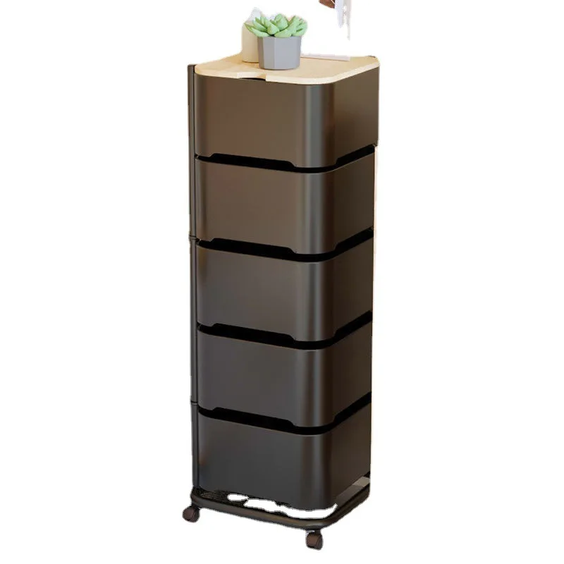 

Многослойная полка от пола до пола для кухонных закусок, фруктов и овощей, прикроватная корзина для хранения, стеллаж для хранения игрушечных тележек