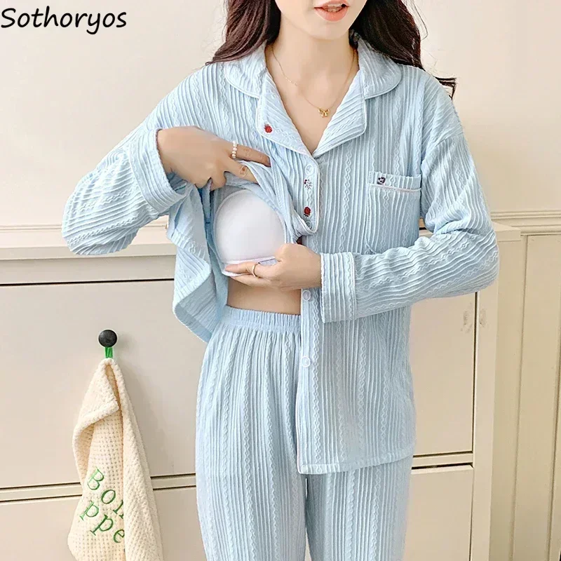 

Пижамный комплект Женский мягкий, японская Милая повседневная одежда для сна с подкладкой, домашняя Пижама Женская, модная универсальная одежда для девушек, весна-осень