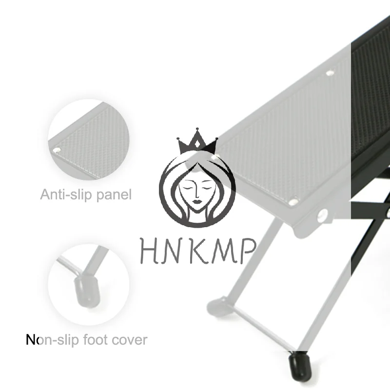 Pedicure Foot Rest Stand Beauty Footrest Foldable Foot Rest Pedal Anti-slip For Manicure Home Foot Care Adjustable Height
