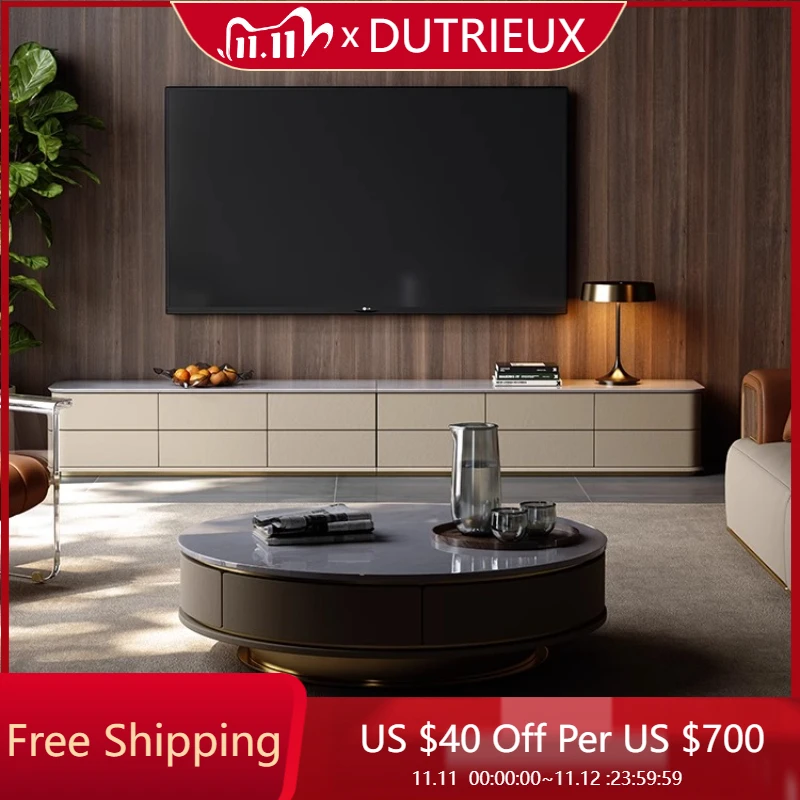 

Design Light Luxury TV Cabinet Universal Wall Hallway Dollhouse Organizer Tv Table Living Room Modern Archivadores Furniture