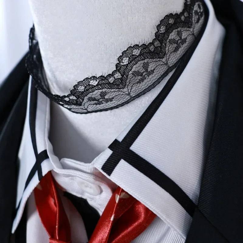 لعبة فرسان Vulpisfoglia أزياء تنكرية فستان قميص إكسسوارات السترة شعر مستعار مجموعة كاملة ملابس الحفلات أنيمي كرنفال موحدة