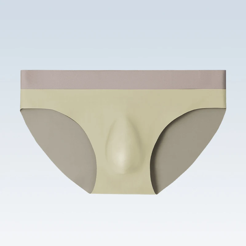 Heren ijszijde naadloos ondergoed 3D gegoten slips zomer dun ondergoed jongens sportshorts