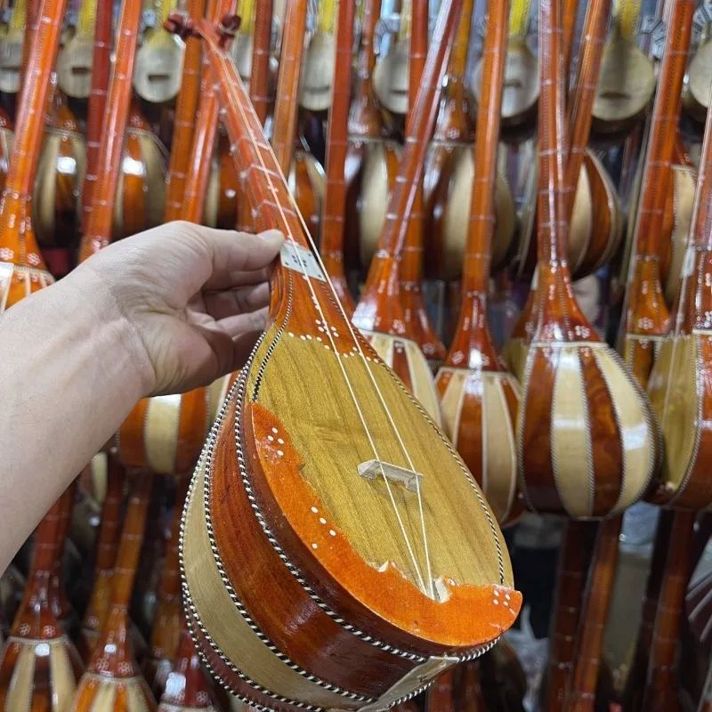 Wood Dutar Professional Adult Beginner Chinese String Instrument Traditional Large Dutar Handmade National Musical Instruments