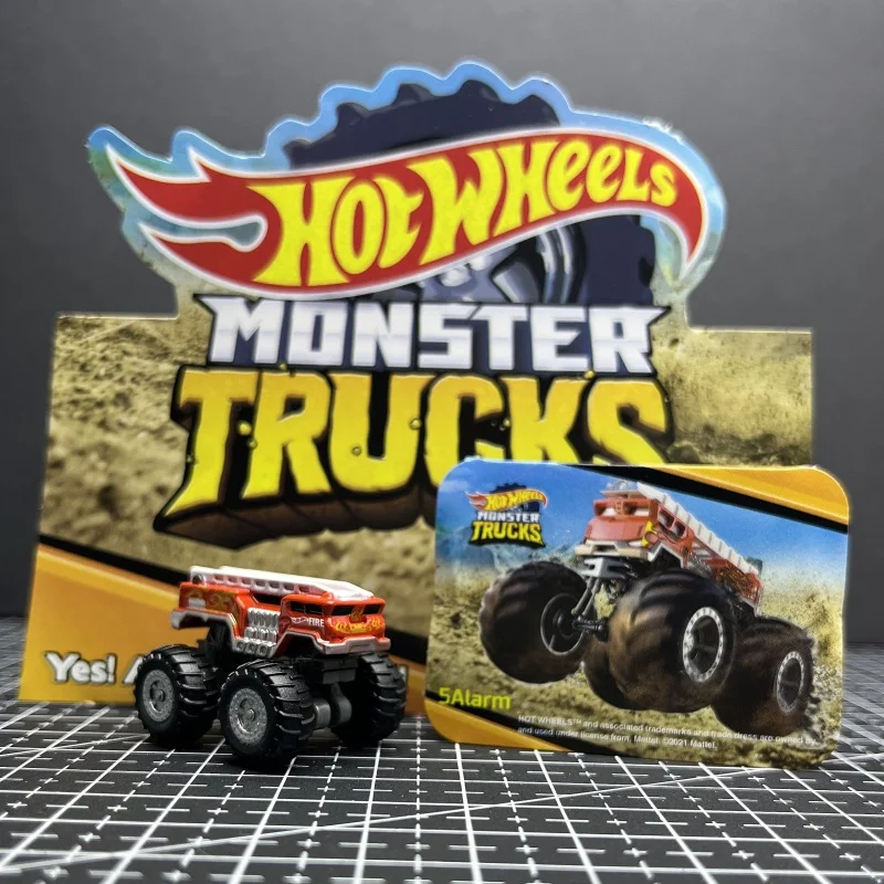 Super Mini Hot Wheels Monster Truck Legering Automodel Verzamelspeelgoed Compacte motorvoertuigen met rails Niet op afstand bestuurbaar