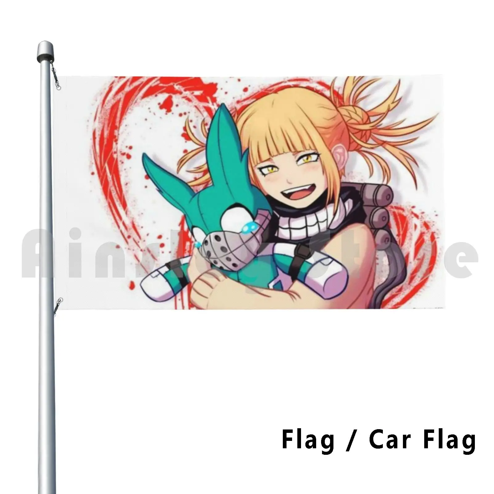 Flag Car Flag Toga Cuddle Hat Anime Toga Cuddle Plushie Knife Eyes Badguy Schoolgirl