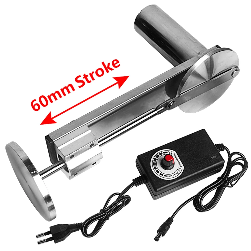 110V/220V Electric Motor Telescopic Linear Actuator Reciprocating Mechanism Stroke 60mm Mini Telescopic Linear Actuator