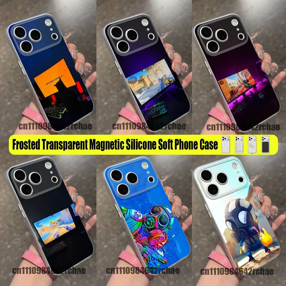 

For Chubby Yellow Dinosaur Nailoong Nailong Phone Case iPhone 11,16,15,14,13,17,12,Plus,E,Air,Mini,Pro,Max Magnetic Clear Cover