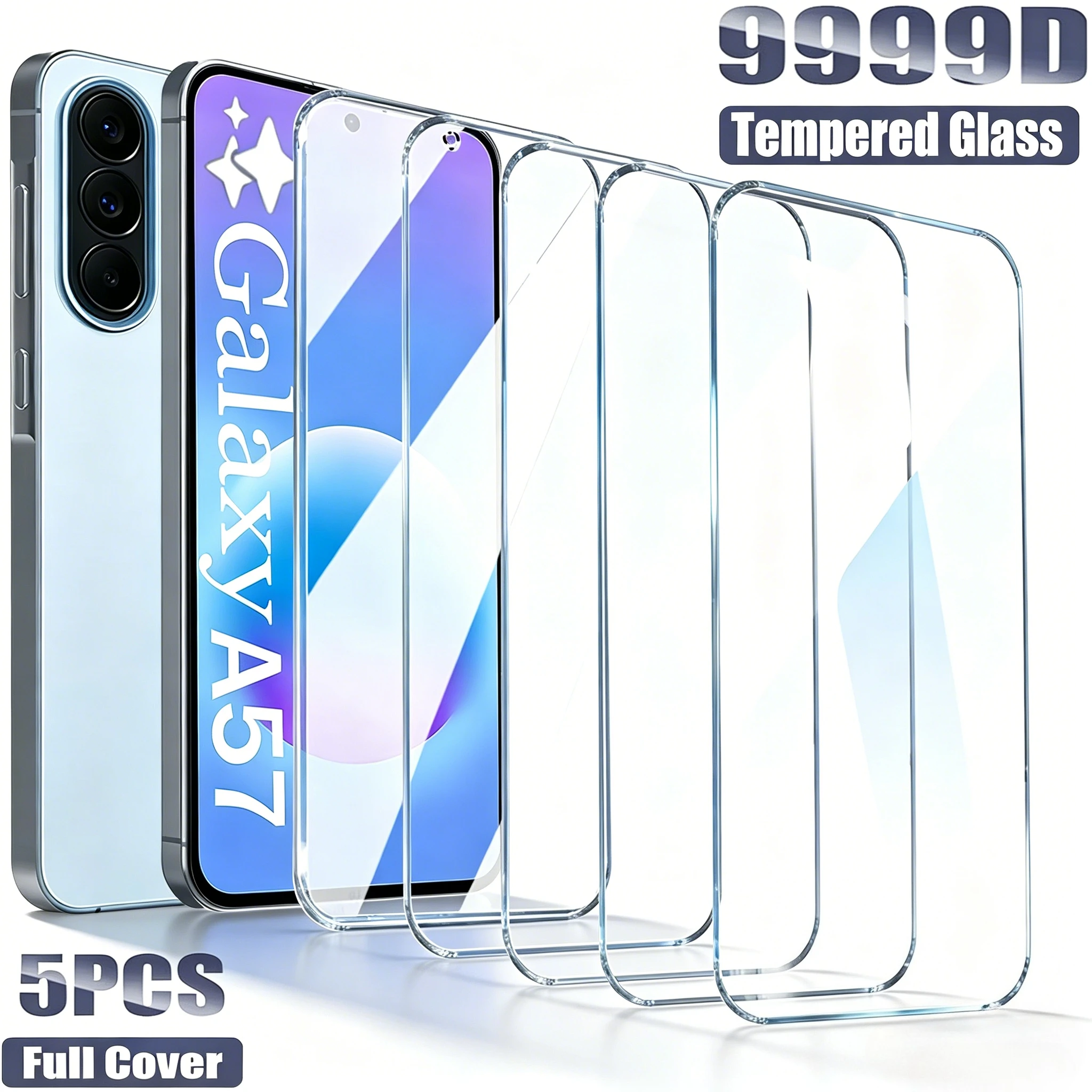 HD Tempered Glass For Samsung A57 A37 A56 5G A55 A17 A07 A16 A26 A54 A36 A06 A53 A52 Galaxy S26 Ultra S25 FE Screen Protector