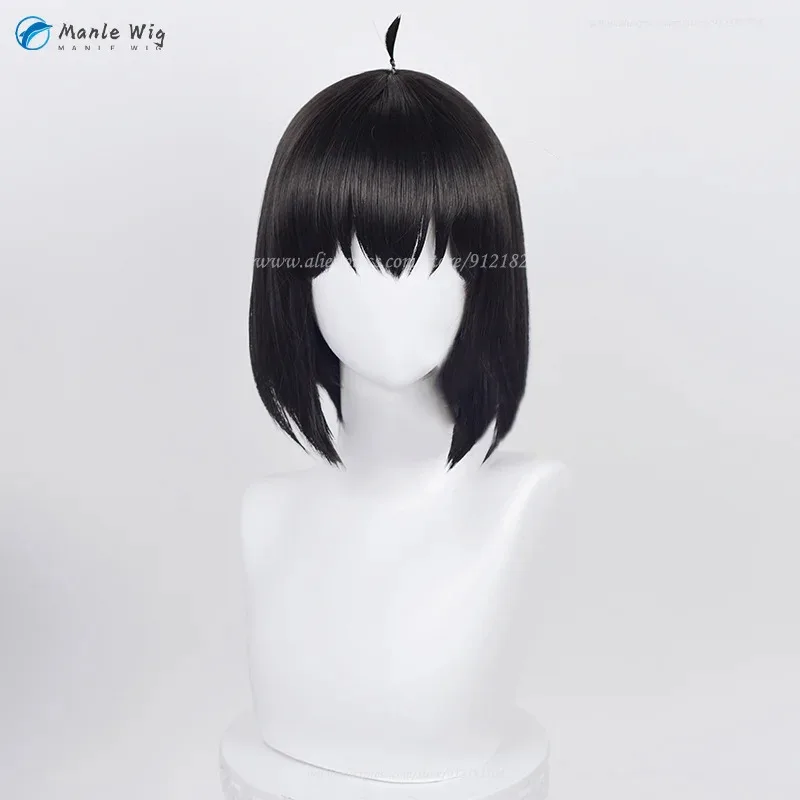 2025 Anime cos Yuri Briar Cosplay negro resistente al calor pelo sintético fiesta Yor Forger Brother pelucas + gorro de peluca