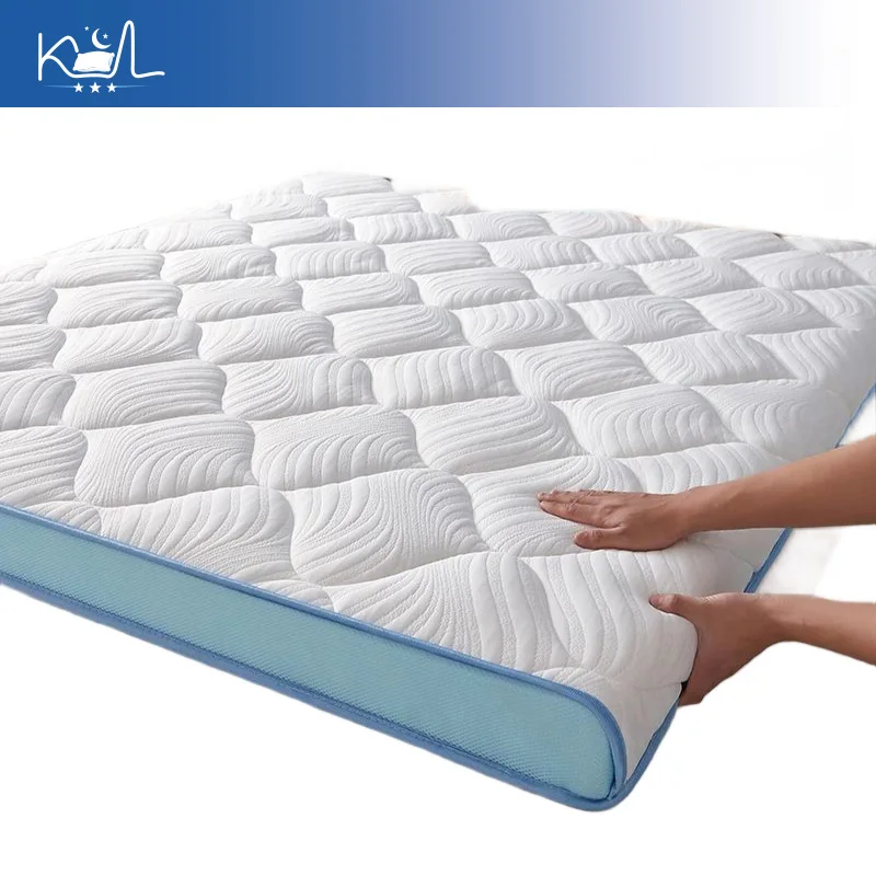 Memory Foam Latex Mattress Topper Pad, Soft Thick Bed Pad for Tatami, Pressure Relief Bounce Back Mattress for Student Dorm