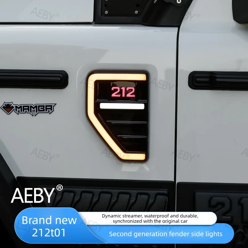 

AEBY For BAIC 212 T01 Fender lights LED side markers,fender lamp,water proof,Dedicated look,car side,Car External Accessories