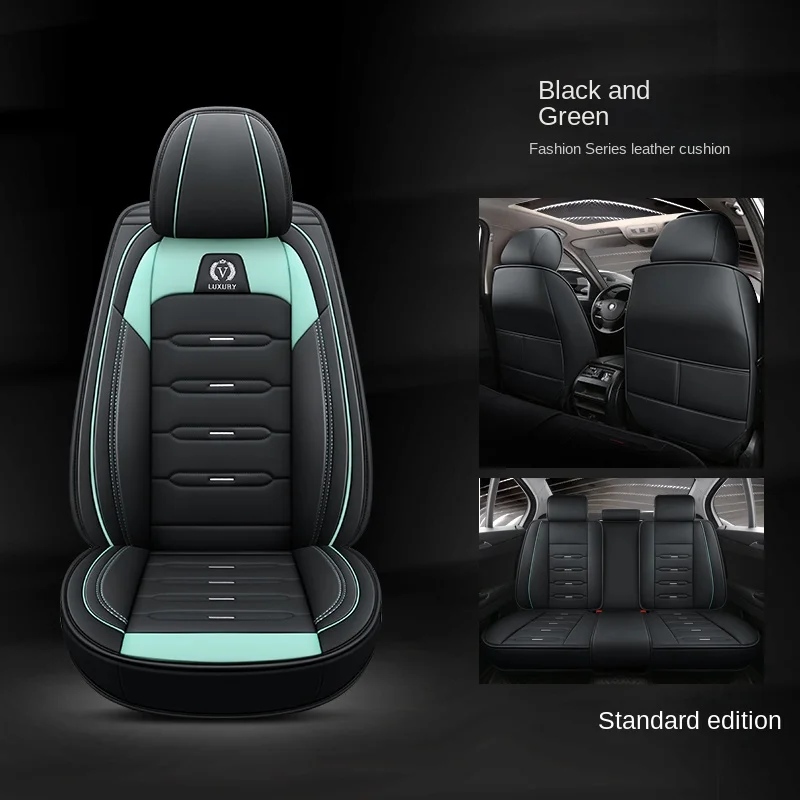 Universal Style 3D Car Seat Cover for SEAT All Models Leon Arona Ateca Tarraco Ibiza Alhambra Interior Accessories Pu Leather