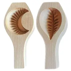 Wooden Mooncake Mold Cookie Presses Stamp Baking Mold Dumpling Mold Embossing Craft Decorating Baking Tool Cake Mold for Home