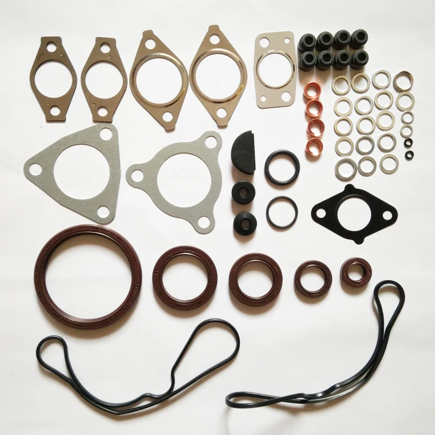 Engine parts overhaul gasket kit 8V 4D56 4D56T gasket kit full rebuilding kits MD972215 for Mitsubishi 2476cc 2.5D