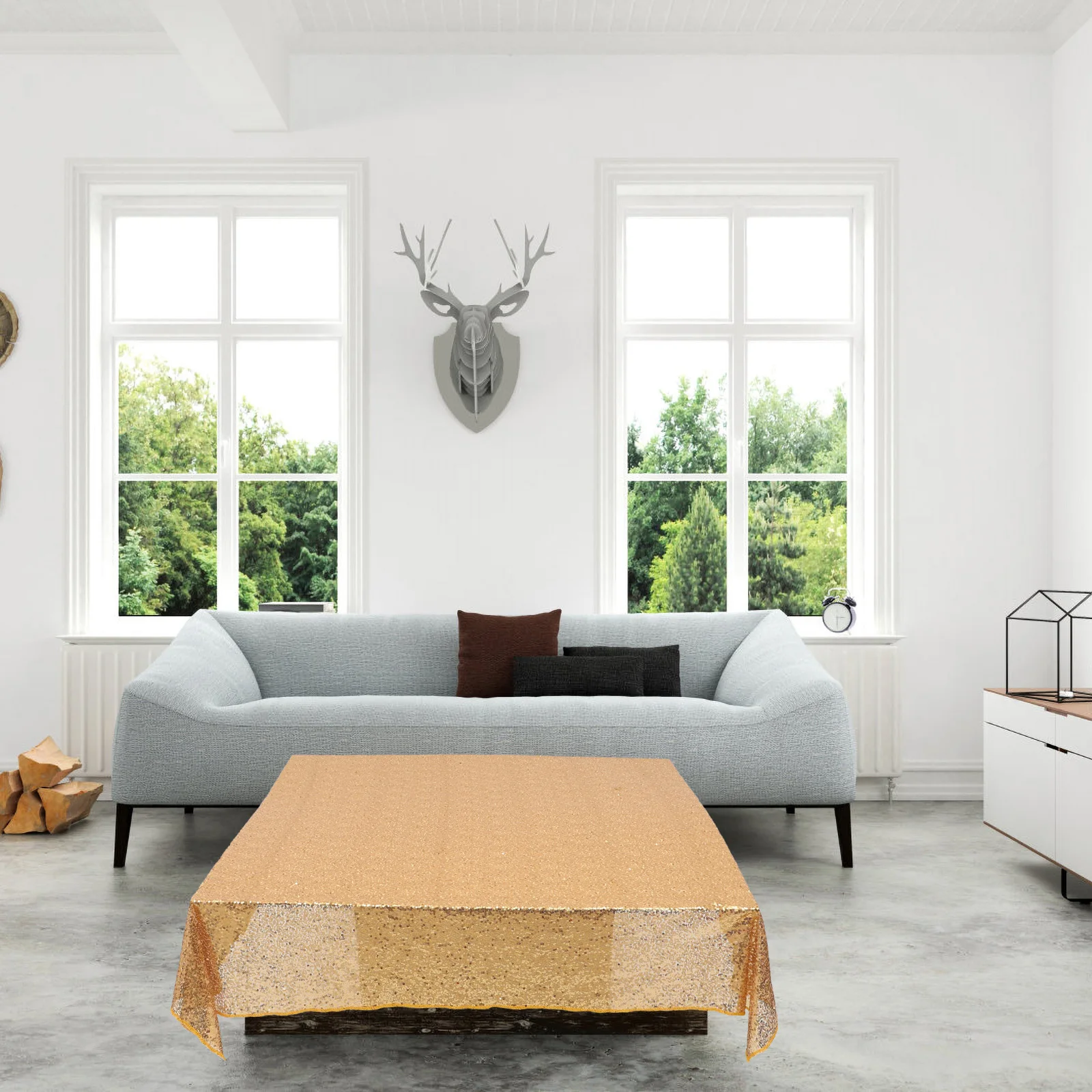 مفرش طاولة بالترتر الذهبي مقاس 30 × 120 بوصة عداء ديكور أنيق من البوليستر لحفلات الزفاف وحفلات أعياد الميلاد والولائم المركزية للطاولة #4