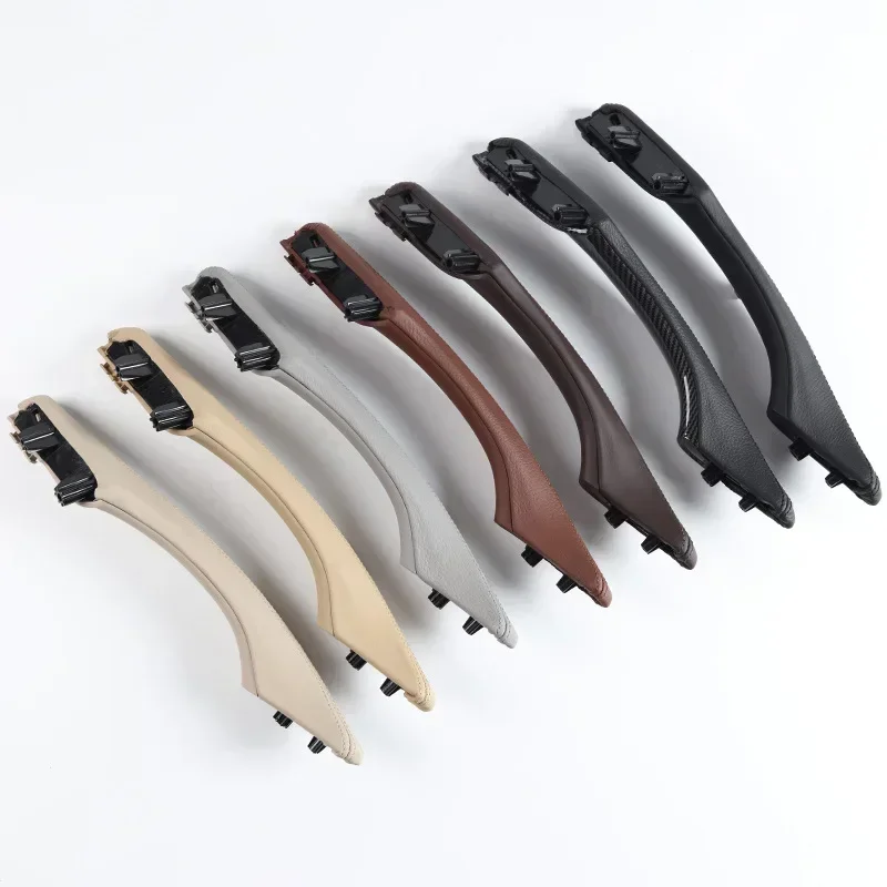 LHD 7pcs Interior Door Armrest Panel Pull Handle With Leather Outer Cover for BMW 5 Series F10 F11 F18