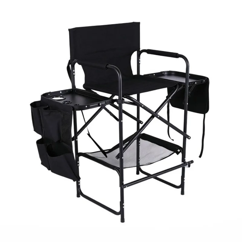Foldable Director Chair Outdoors Makeup Chairs Multifunctional Portable Barber Chair Simple Comfortable Film Crew Shot Chairs
