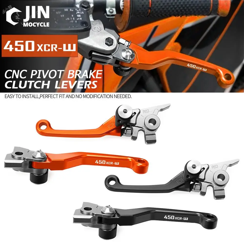 

For K-T-M 450 XCW XCRW 2014 2015 2016 2017 2018 Motocross Foldable Pivot Dirt Bike Handlebar Brake Clutch Levers Handle Lever