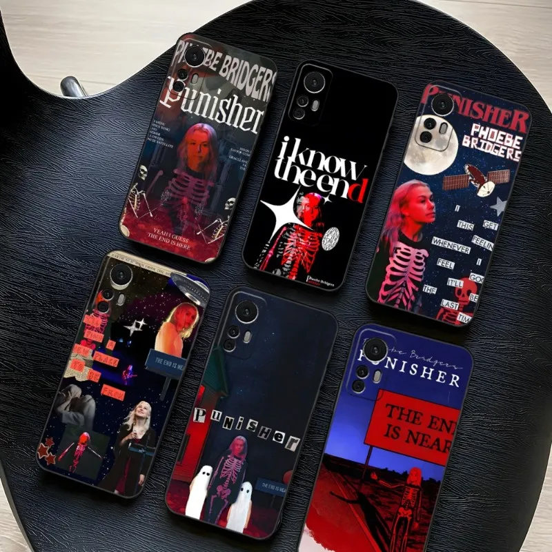 Punisher Phoebe Bridgers Phone Case 2023 For Redmi 12 Poco X3 NFC PRO Note 11 S 5G 10 9 Plus 8 7 A C T 4G 10s Mobile Phone Cases