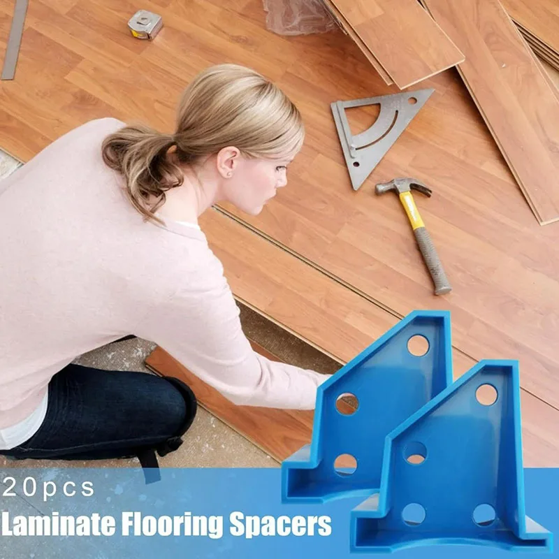2 in 1 Flooring Spacers 20 Pieces Laminate Floor Tools Floor Spacers for the Inches Wood Floor Installation Shims tools