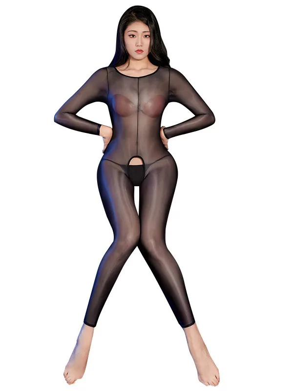 Perspective High Elastic Sexy Tight Cute Female Sexy Simenual Jumpsuit Body Suits For Women Fashion Sexy Korean Women SC8N