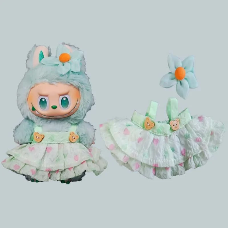 

For 17cm Labubu Plush Doll Skirt- Adorable Skirt Set for DIY Clothes Accessories Gift 534 Sold