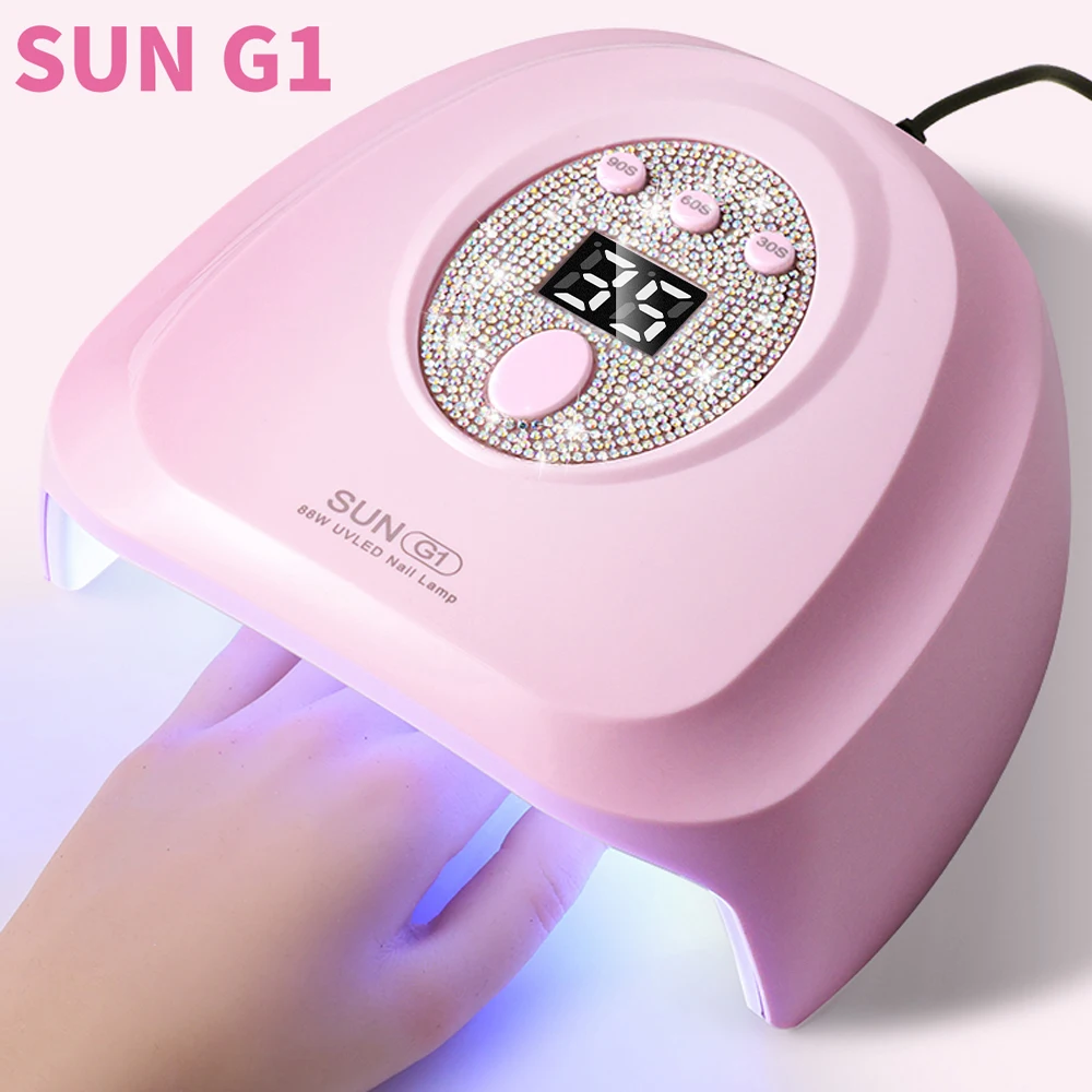 

Профессиональная УФ-лампа для сушки ногтей SUN G1 с 24 светодиодами и автоматическим датчиком, подходит для сушки и полимеризации гель-лака, инструмент для маникюрного салона
