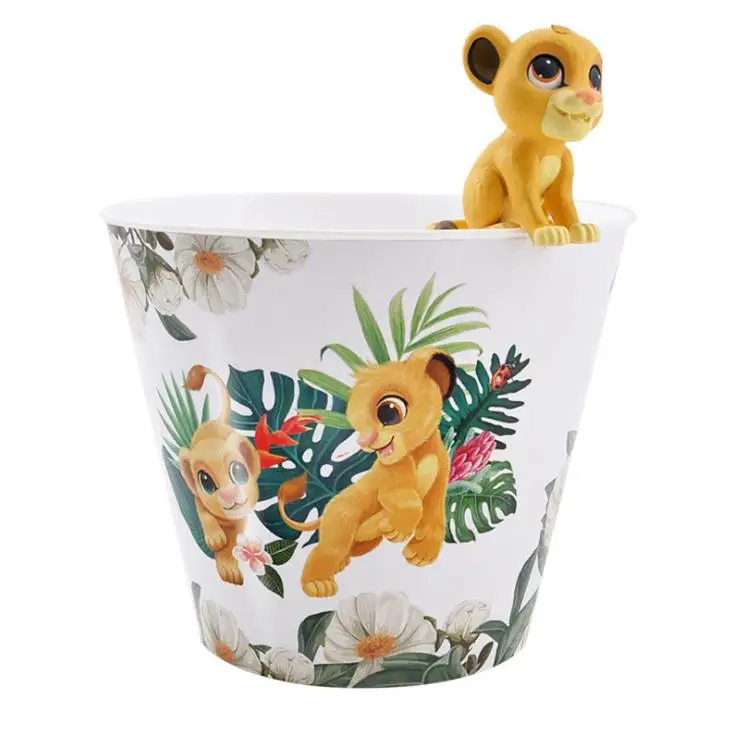 Disney Genuine Cartoon Movie Lion King Toy Bag Doll Cup Toy Lion King Simba Popcorn Bucket Straws Children\'s Toys Gifts