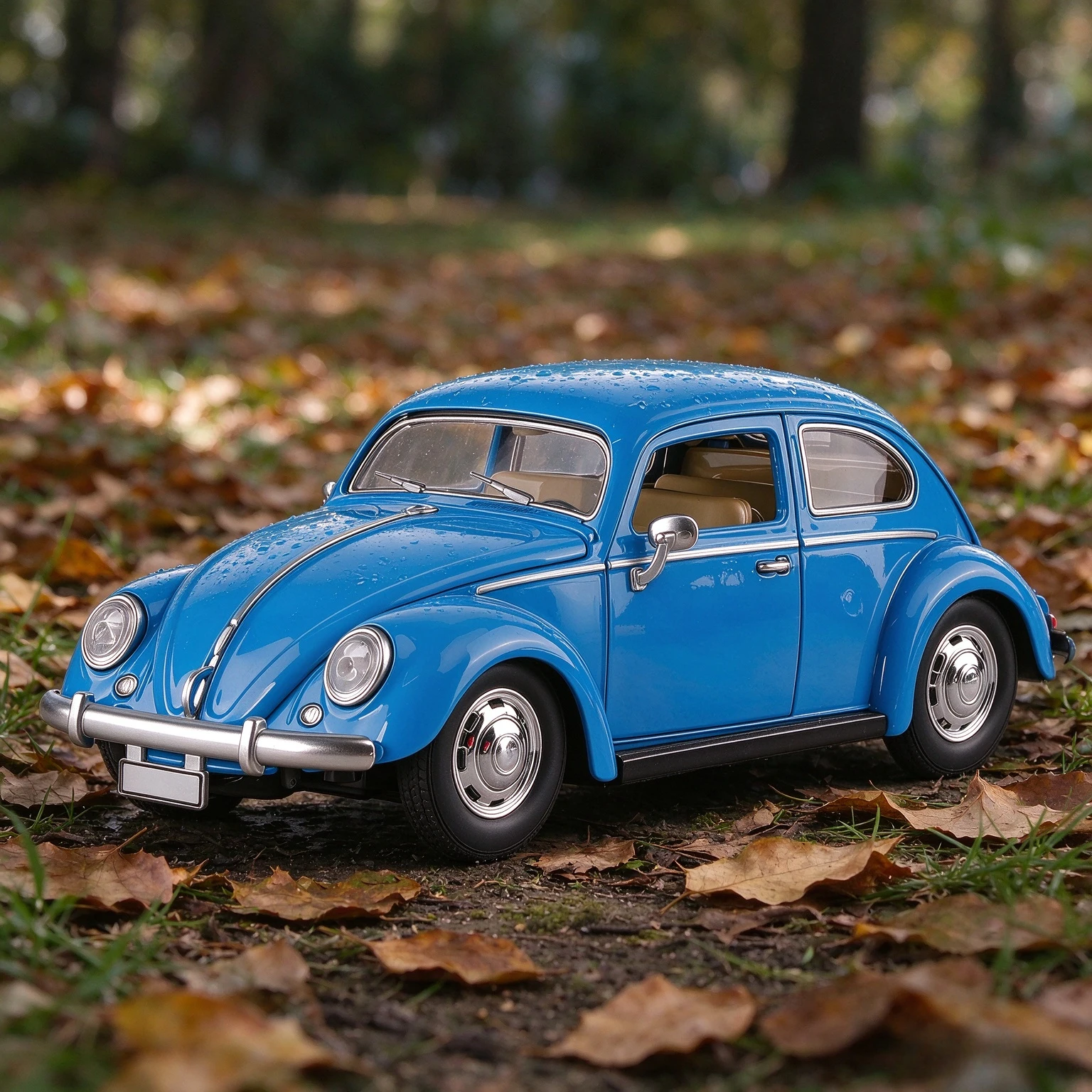 1:24 Beetle Alloy Car Diecasts & Vehicles Model Compatible Decoration Ornament Miniatures Collection