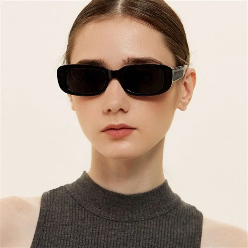 

Retro Rectangle Sunglasses for Women Men Trendy Fashion Candy Color Sunglasses 90s Sun Glasses Vintage Shades UV400 Protection