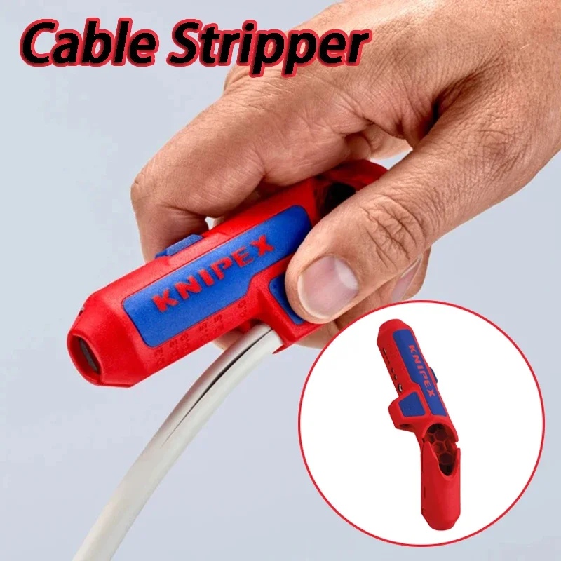 169501SB Cable Stripper Curved Handle Stripping Tool 3 IN 1 Wire Strippers Universal Strip Wire Pliers Professional Hand Tools